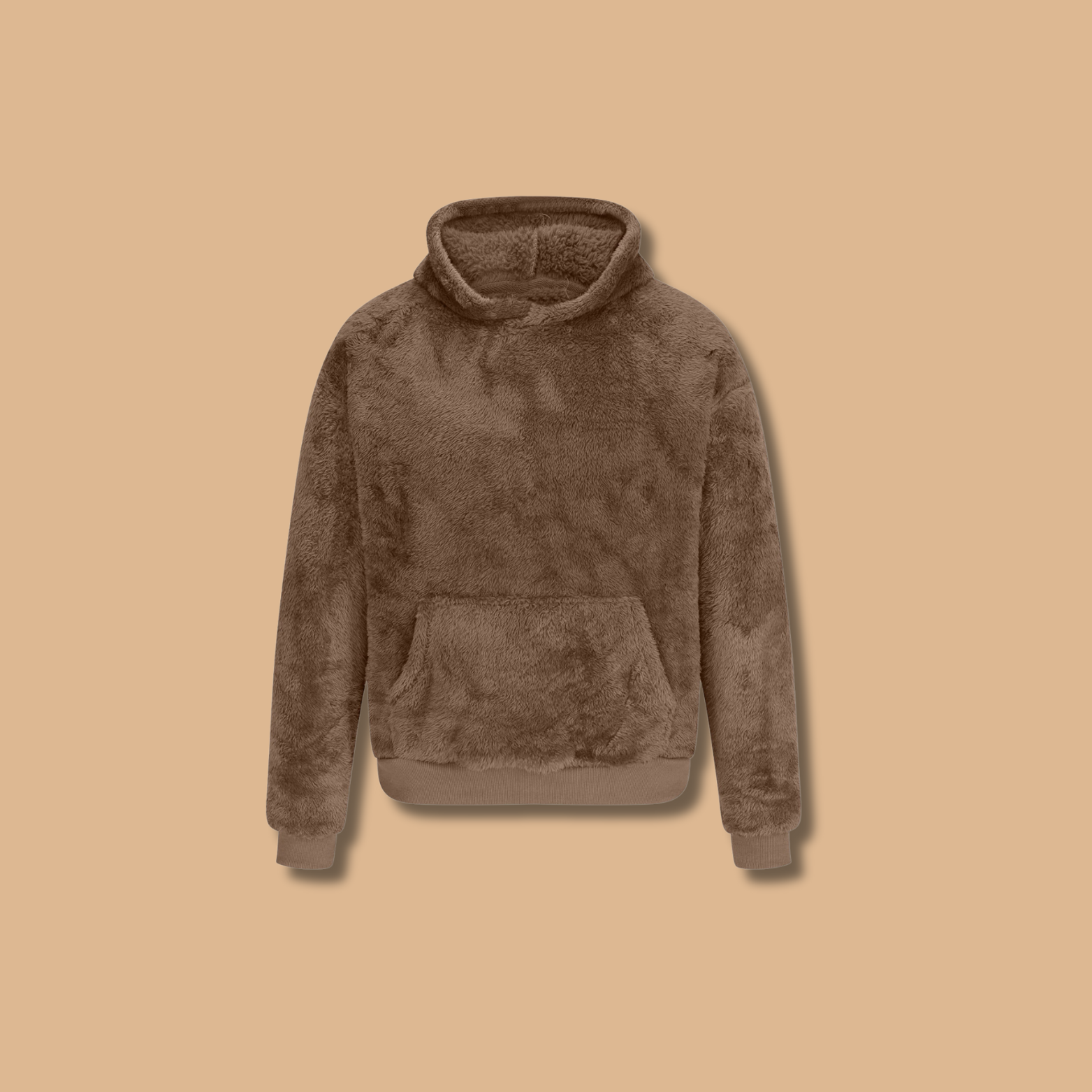 Cleo™ | Bequemer Hoodie - Braun / S