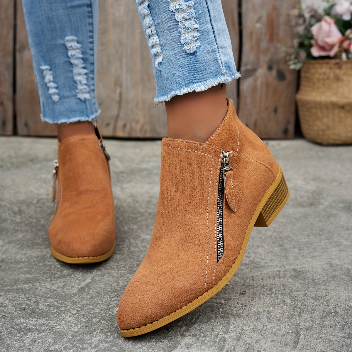 Valentina™ | Trendige Orthopädische Stiefeletten für gesunden Komfort