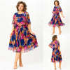Aila | elegantes Chiffonkleid in Plus-Size