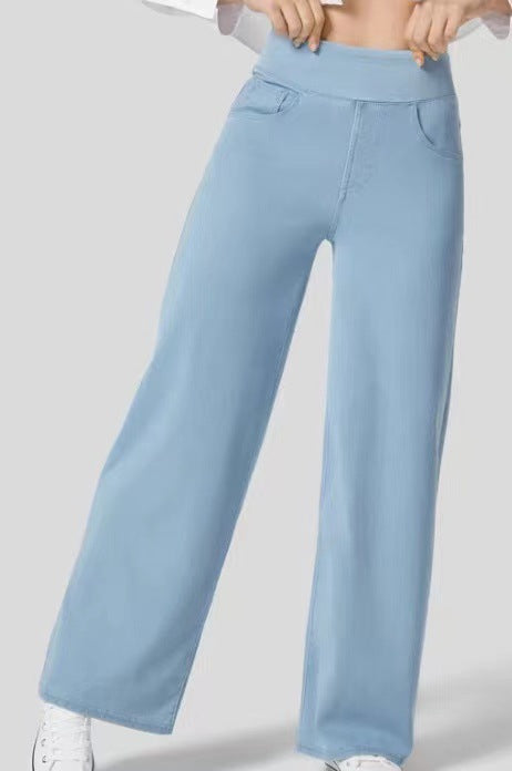 Carolina | Damen-Jeans, High Waist & weites Bein