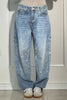 Cris | Trendige Loose-Fit Jeans mit Glitzer