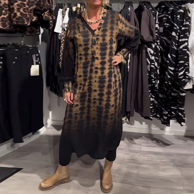 Alaina | Elegantes langärmeliges Kleid für Damen
