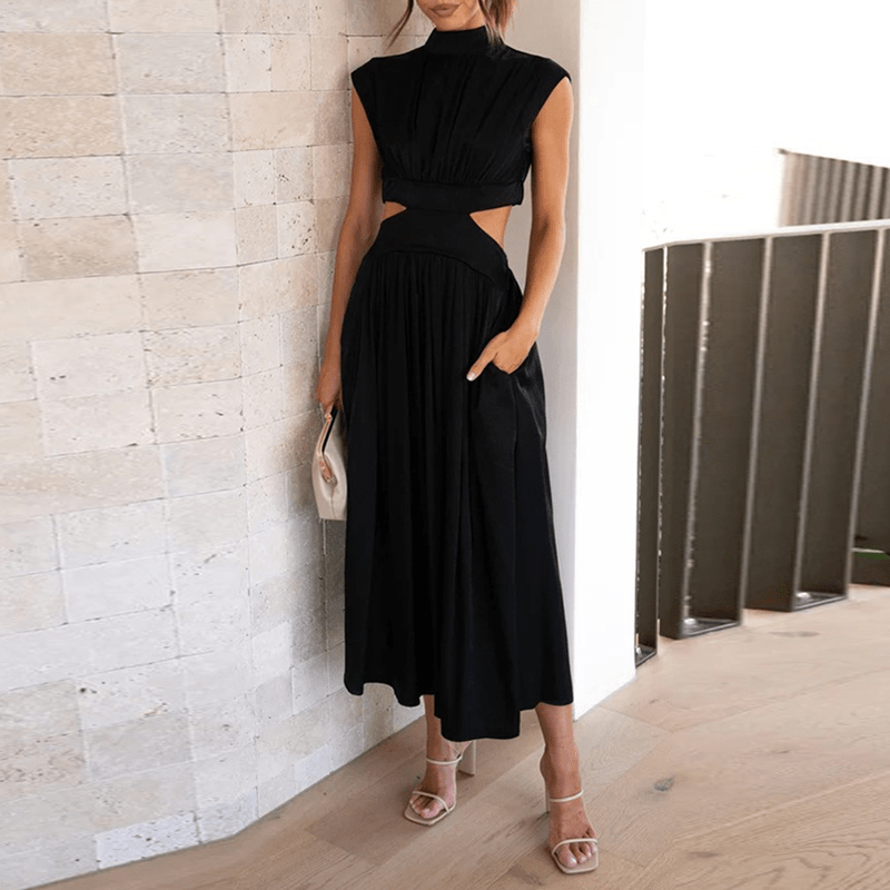 Jovanna | Zeitloses langes Kleid mit edlem Design