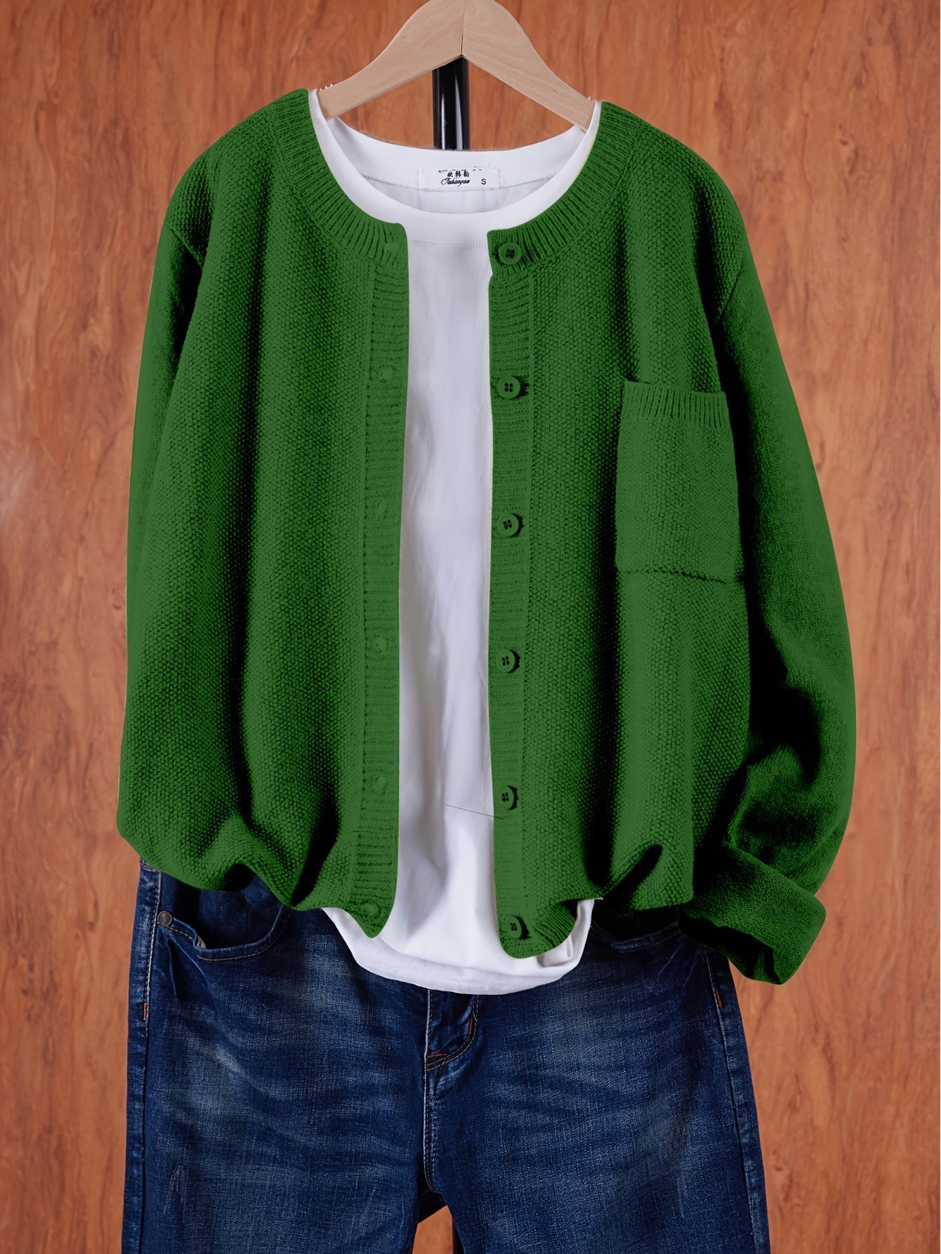 Gabbi™ - Strickjacke lässig da donna - Vest - Dunkelg / S