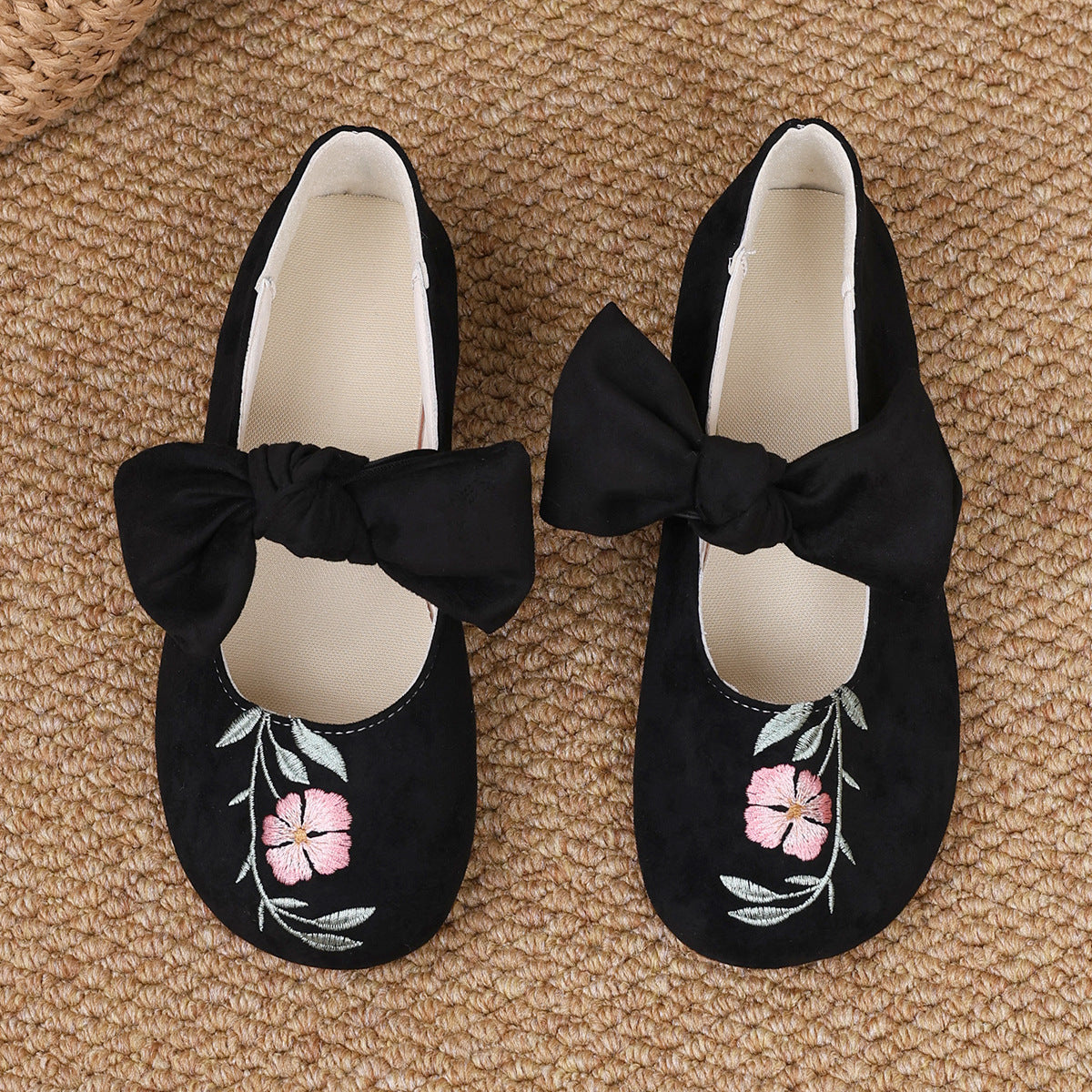 Nataly | modische flache Schuhe mit Schleifenakzent