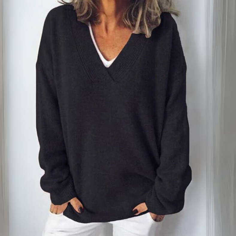 Pamela™ | Strickpullover - Zwart (Bijna Uitverkocht) / S