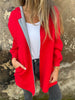 Anne™ | Damenmantel mit Kapuze und Taschen - Women\'s Tops - Red / S