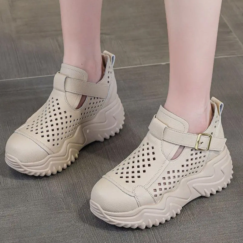Jaylani™ | Atmungsaktive Sommer-Schuhe für Damen mit dicken Sohlen