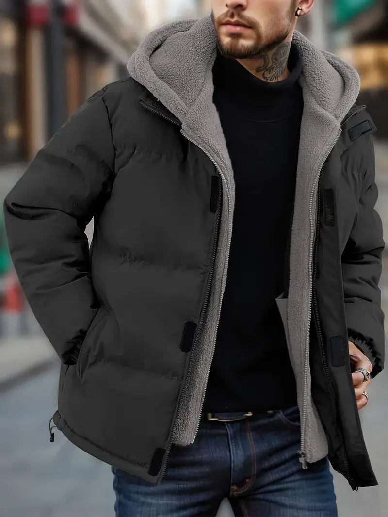 Vidal | Casual Quiltjacke für Herren - Schwarz / S