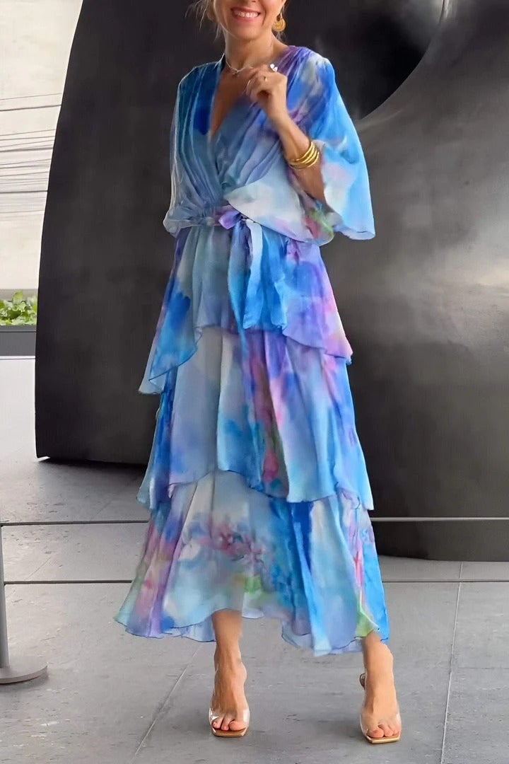 Gloria™ | Luftiges Chiffonkleid mit edlem Look