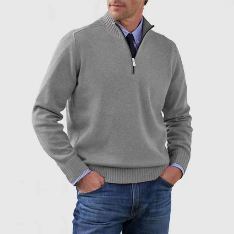 Jaico | Warmer Pullover mit Reißverschluss
