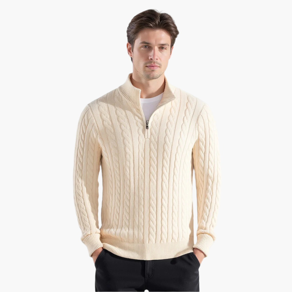 Gregory | Luxe Reißverschlusspullover