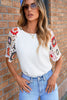 Meribeth | Häkel-Top mit Blumenmuster