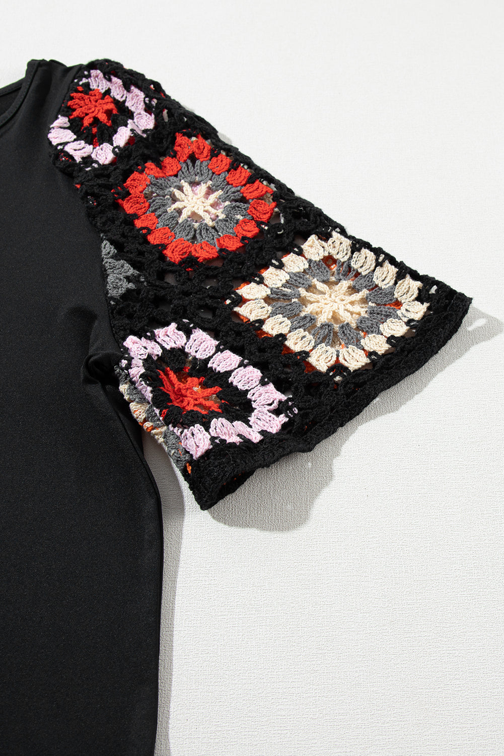 Meribeth | Häkel-Top mit Blumenmuster