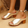 Lianna | Elegante orthopädische Sandalen mit Blockabsatz