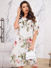 Malaya | luftiges Chiffonkleid mit dekorativem Print