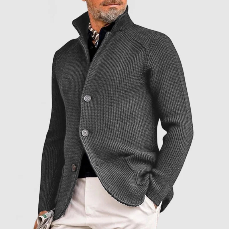 Adrian™ | Schicker Cardigan für Herren - Grau / S