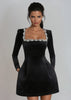 Marceline | Samt-Minikleid für Damen, chic & zeitlos