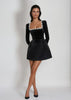 Marceline | Samt-Minikleid für Damen, chic & zeitlos