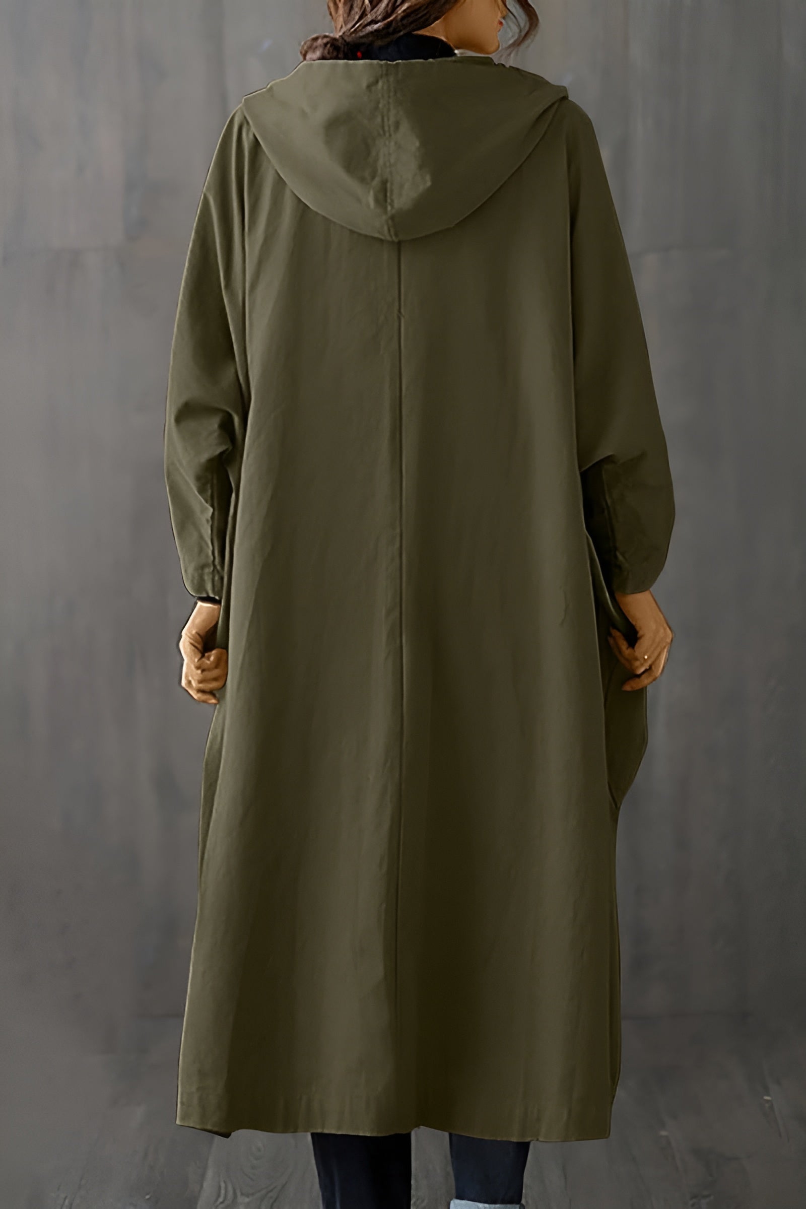 Thyra™ | Stylische Wind- und Regenjacke - Armeegrün / Einheitsgröße