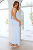 Mikai | Rückenfreies Krawattenkleid mit Schlitz