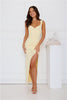 Mikai | Rückenfreies Krawattenkleid mit Schlitz
