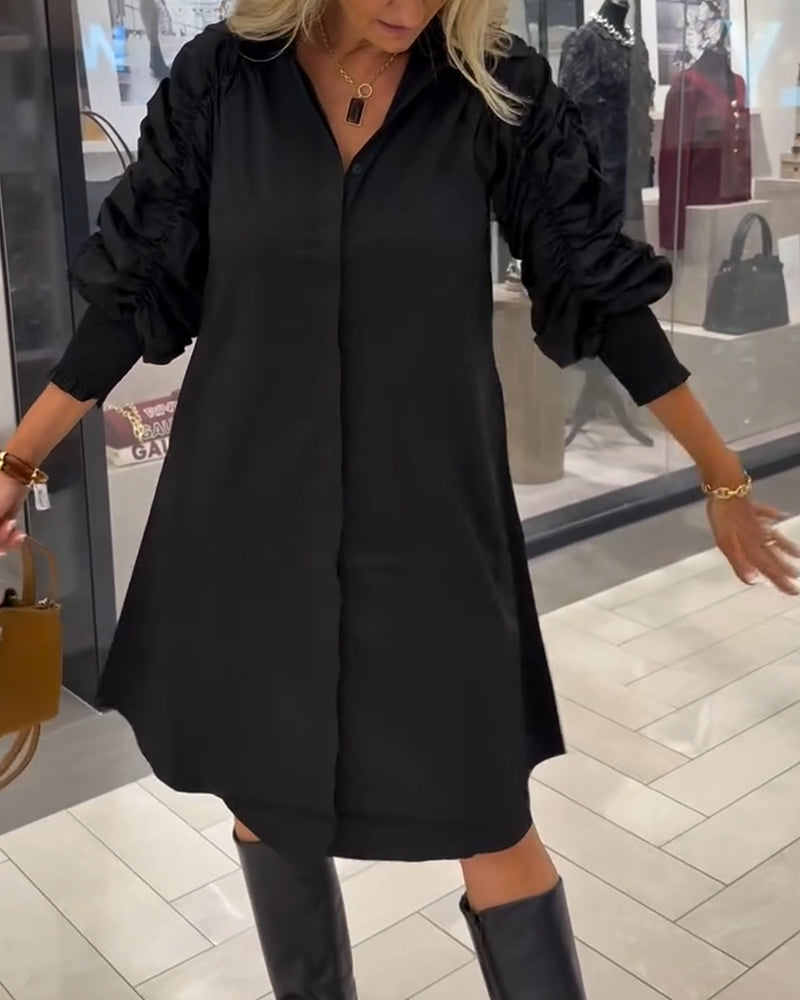 Clementine | Damen-Hemdblusenkleid mit Kragen, elegant & modern