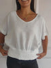 Nadia™ | Einfaches T-Shirt mit mittellangen Ärmeln