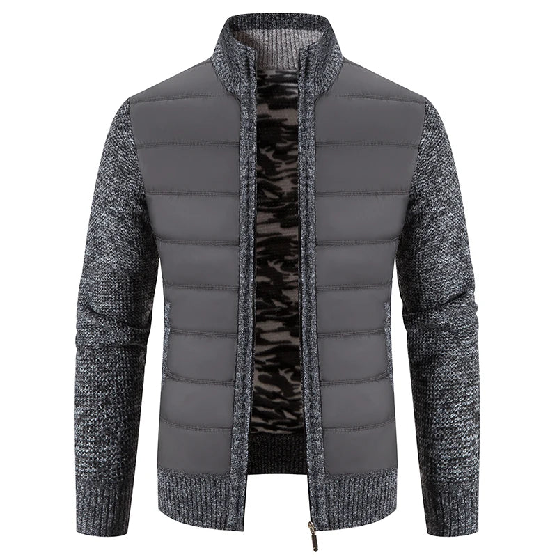 NordicWarm™ – Kuschelige Winter-Strickweste - Dunkelgrau / M