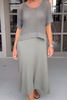 Genevieve | elegantes Sommerkleid mit gestricktem Oberteil