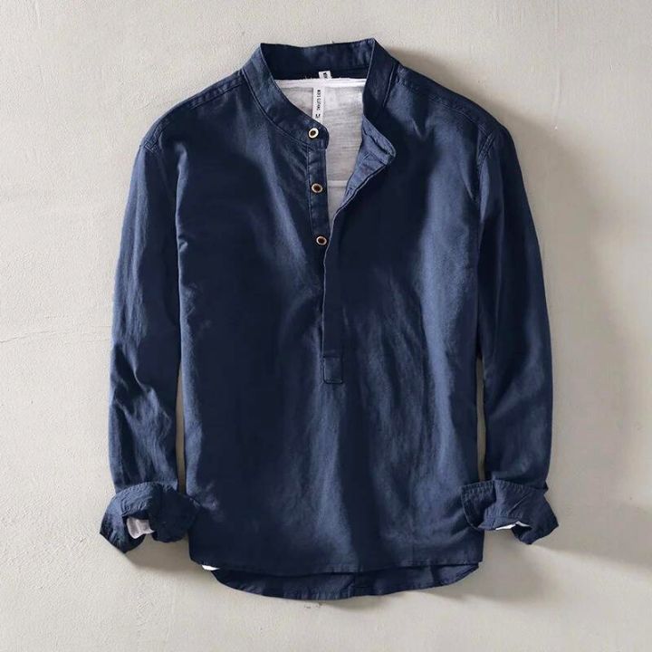 Kyle | Leinenpolo für Herren, modern & luftig