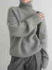 Vivien | Klassischer Rollkragenpullover - Sweater - Beige / S
