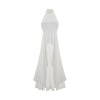 Reya | feminines langes Kleid mit Neckholder-Ausschnitt