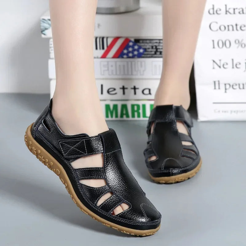Elvie | Zeitlose Sommersandalen aus hochwertigem Leder