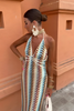 Conny | Boho Maxikleid mit offenem Rücken
