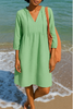 Mirja | Bohemian Style Minikleid mit Kordelzug