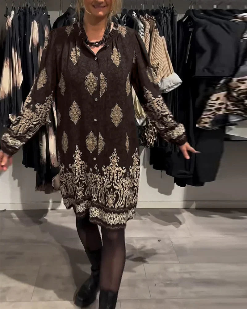 Georgina | Elegante Hemdblusenkleid