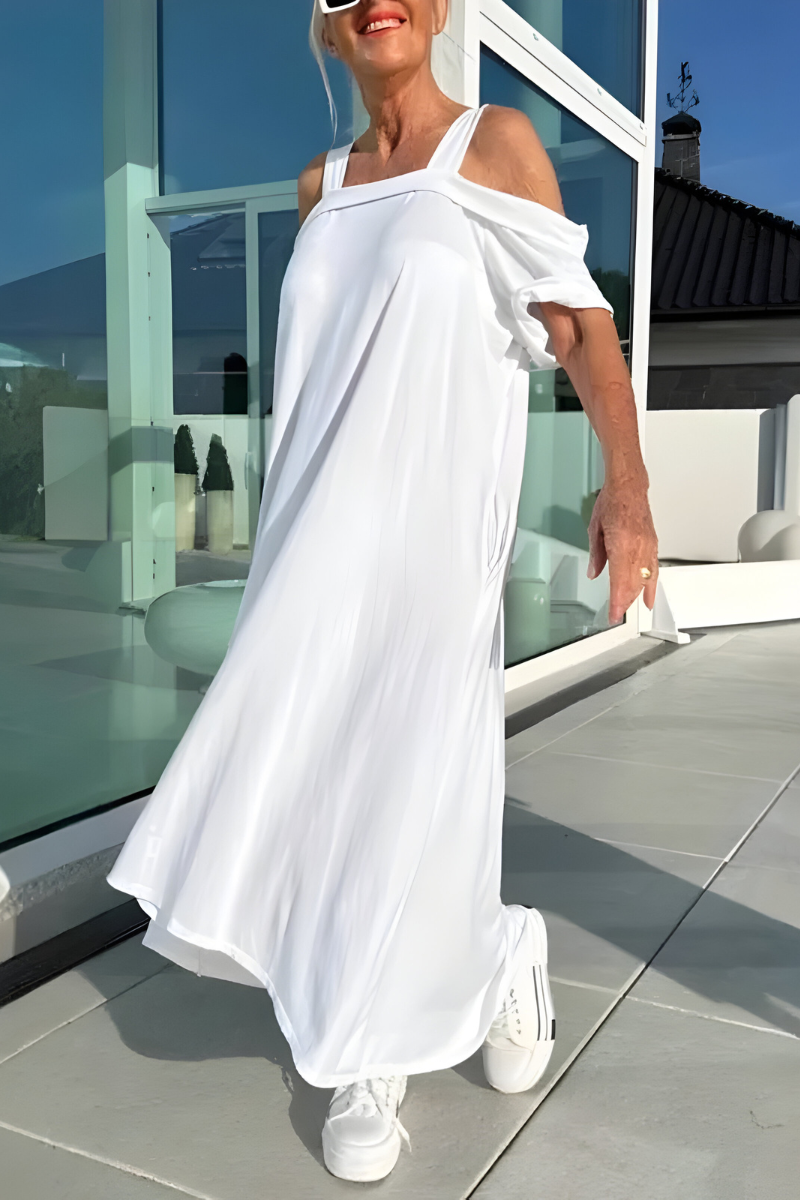 Brynn | stilvolles schulterfreies Kleid für den Sommer
