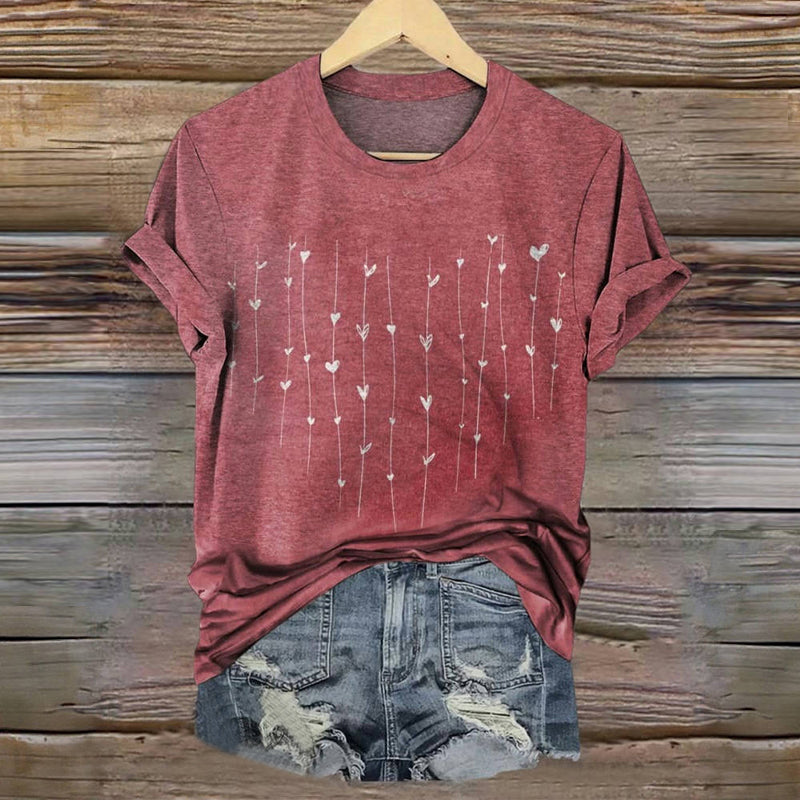 Hadlee | lässiges T-Shirt mit Vintage-Print