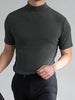 Conor | Figurbetontes High-Neck T-Shirt