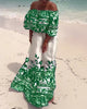 Emilia™ | Luftiges Off-Shoulder-Kleid mit sommerlichem Print
