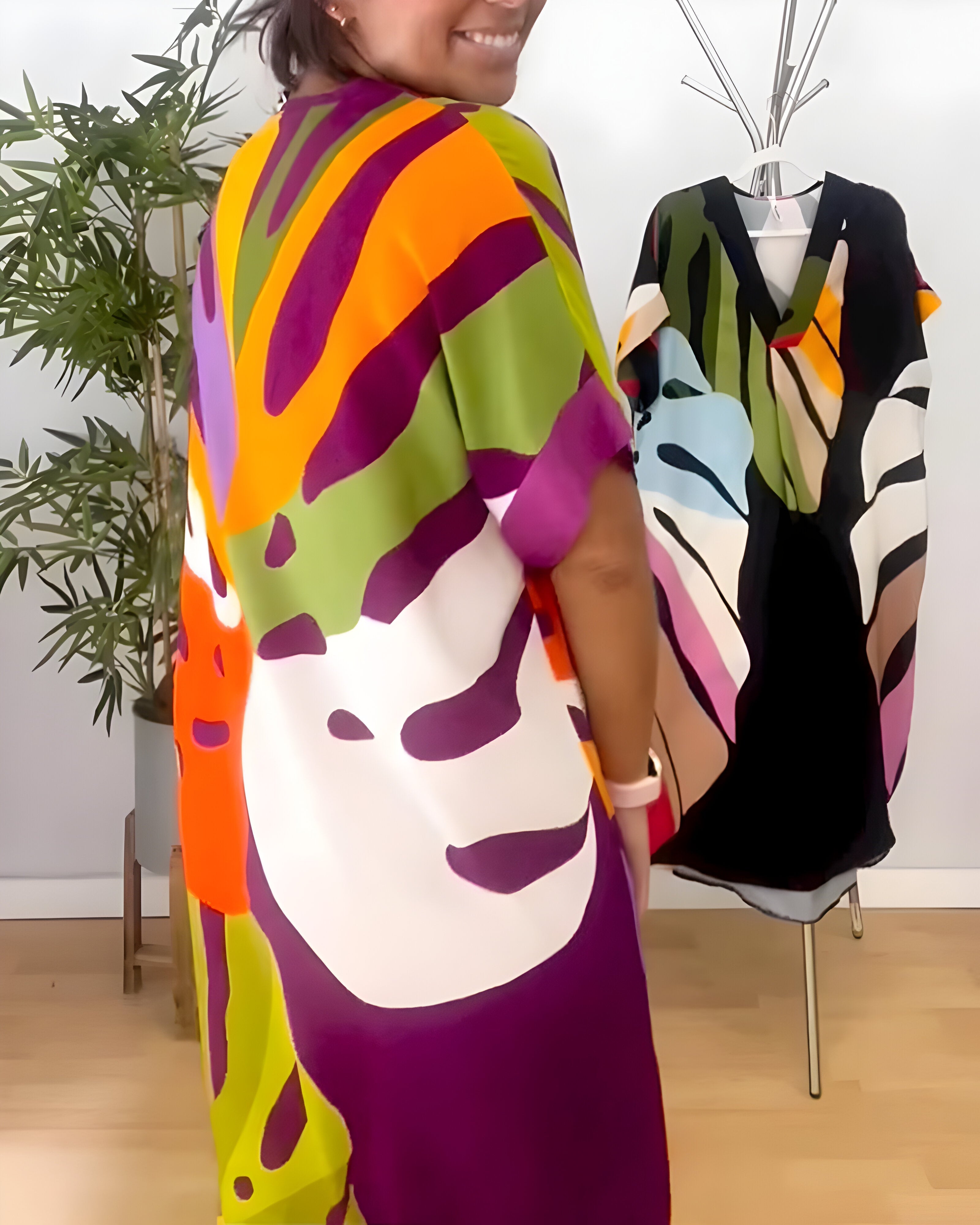 Jolie | trendiges farbiges Freizeitkleid für besondere Anlässe