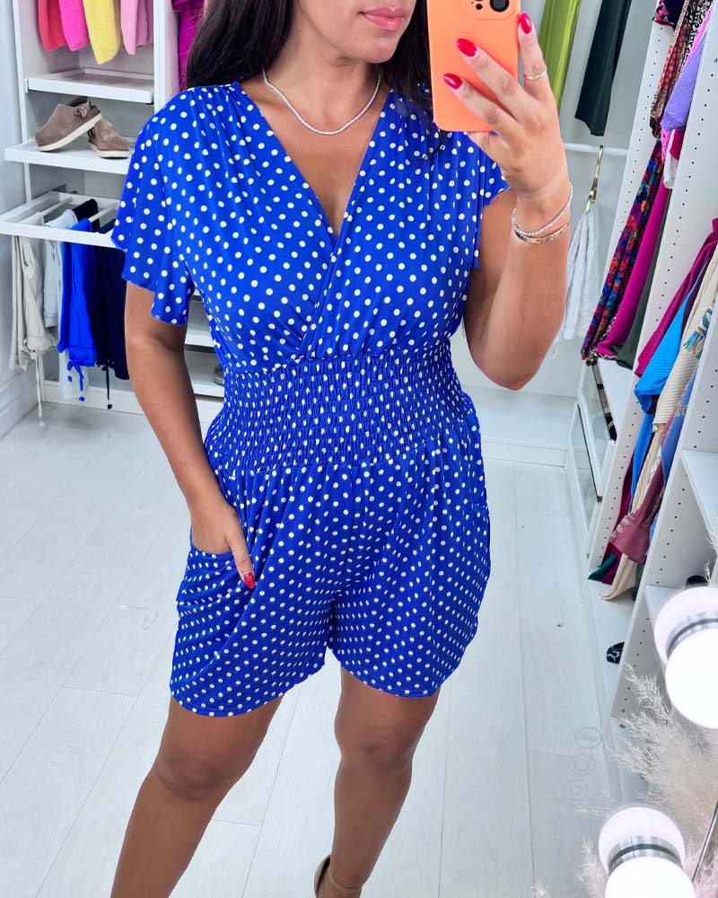 Jocelyn | Lässiger kurzärmeliger Overall für Damen