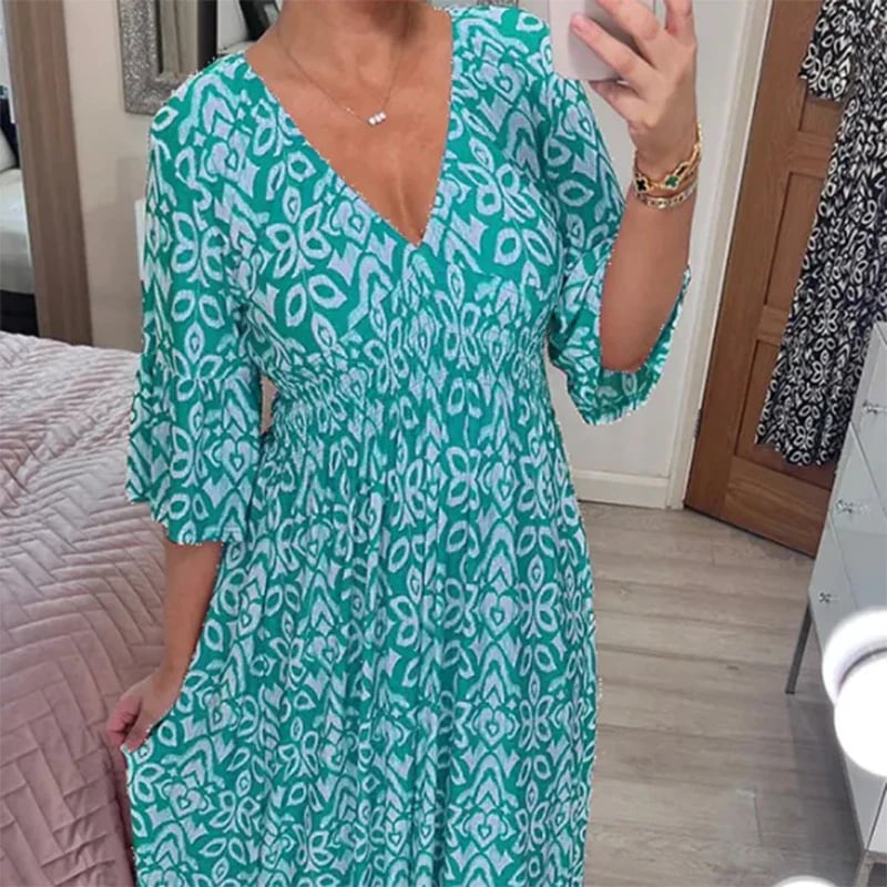 Maris | Fließendes langes Kleid