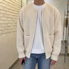 Benno™ | Elegante Strickjacke - Off-white / XS