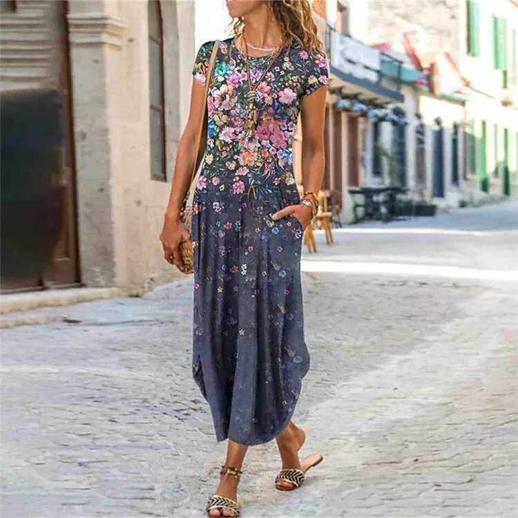 Freta | Natur Inspiriertes Maxikleid