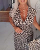 Rinn | Kleid mit Leo-Print