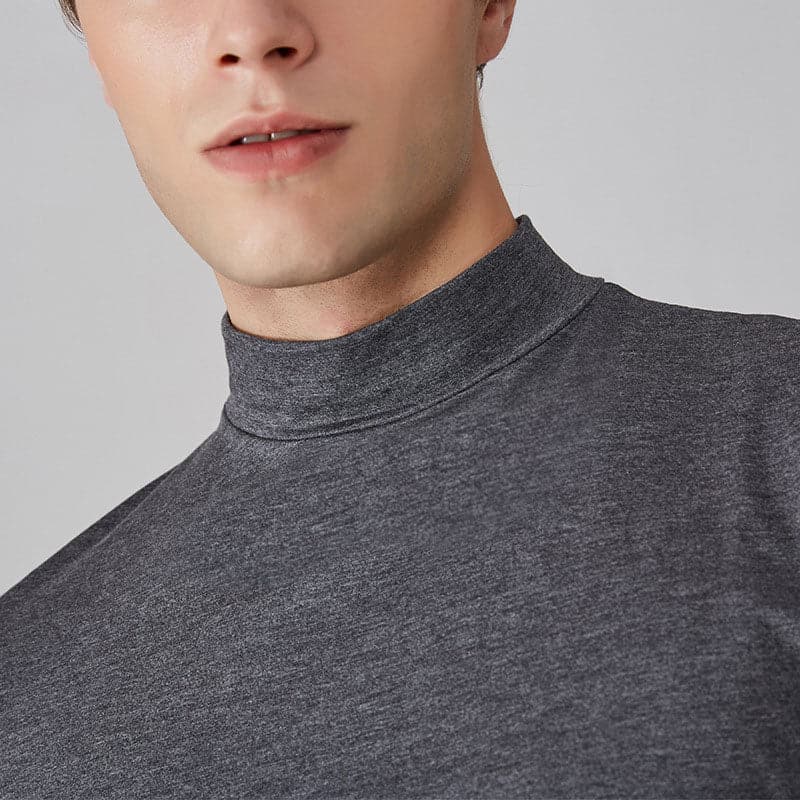 Conor | Figurbetontes High-Neck T-Shirt