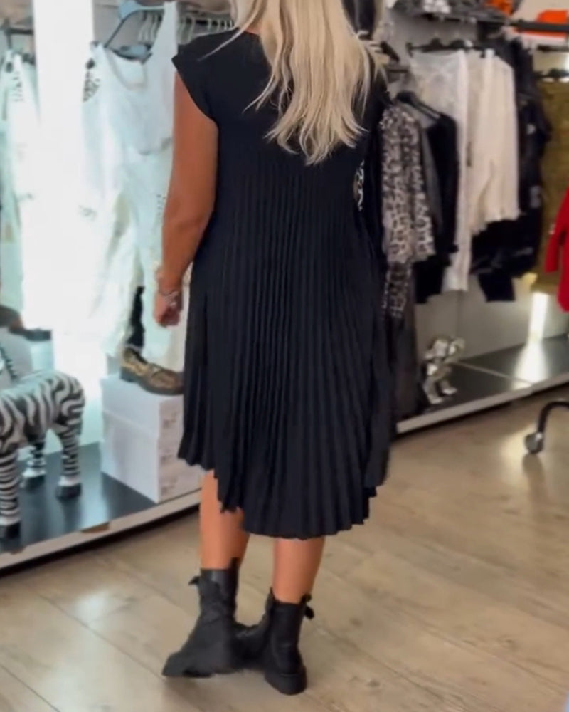 Julissa | Modernes Charme Faltenkleid in A-Linie