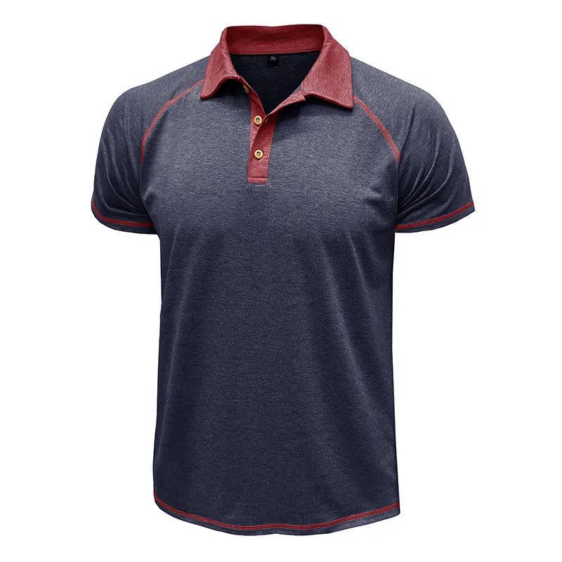 Christoph | Stylisches Herren Polo-Shirt mit Colorblock für den Sommer